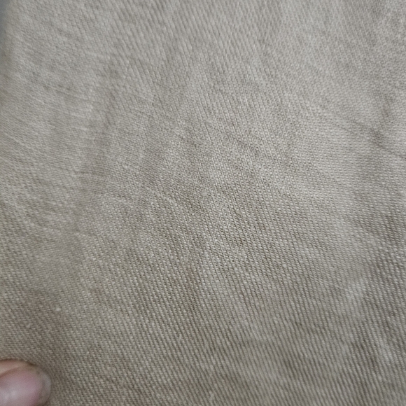 ISLAND IMPORTER 100% linen cozumel pant In Natural Khaki. Size 32 - Picture 4 of 15